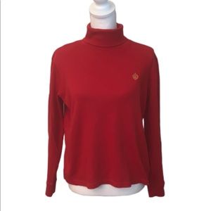 Lauren Ralph Lauren red turtle neck sweater